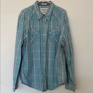 Like new American Eagle Men’s plaid shirt